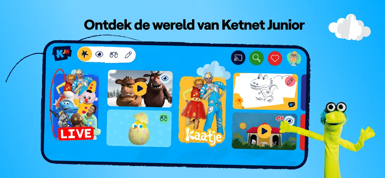 Ketnet drawing game app screenshot